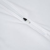 ÁO THỂ THAO NAM CỔ LỌ TAY DÀI PHỐI DÂY KÉO XUẤT HÀN MÀU TRẮNG DTN4522L1