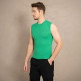 ÁO THUN BA LỖ NAM XUẤT MỸ MÀU XANH LÁ ASN4517H3