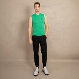 ÁO THUN BA LỖ NAM XUẤT MỸ MÀU XANH LÁ ASN4517H3