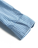 ÁO SƠ MI NAM TAY DÀI XUẤT MỸ KẺ SỌC DỌC XANH DƯƠNG SM4830L11