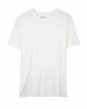 ÁO THUN NAM CỔ TRÒN TAY NGẮN XUẤT MỸ MÀU TRẮNG AT4909L8