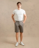 QUẦN SHORT NAM XUẤT MỸ MÀU XÁM NÂU QS493T1-N