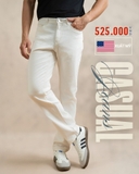 QUẦN JEAN NAM ỐNG ĐỨNG XUẤT MỸ MÀU TRẮNG QJ4915N17