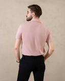 ÁO POLO NAM TAY NGẮN XUẤT MỸ MÀU HỒNG NHẠT PL41029T