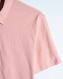ÁO POLO NAM TAY NGẮN XUẤT MỸ MÀU HỒNG NHẠT PL41029T