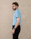 ÁO POLO NAM TAY NGẮN XUẤT MỸ MÀU XANH DƯƠNG NHẠT PL41029T6