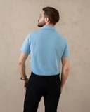 ÁO POLO NAM TAY NGẮN XUẤT MỸ MÀU XANH DƯƠNG NHẠT PL41029T6