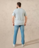 ÁO THUN NAM CỔ TRÒN TAY NGẮN XUẤT MỸ MÀU XÁM 2812T