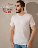 ÁO THUN NAM CỔ TRÒN TAY NGẮN XUẤT MỸ 21220T-1