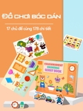 Học liệu bóc dán montessori 17 chủ đề