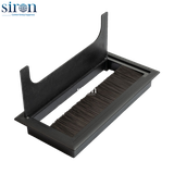 Khung 3 âm bàn hợp kim nhôm nắp lật một bên màu đen SR-TAA3B-N003 Khung 3 âm bàn hợp kim nhôm nắp lật một bên màu đen SR-TAA3B-N003