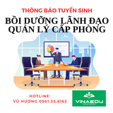 THÔNG BÁO TUYỂN SINH LỚP BỒI DƯỠNG LÃNH ĐẠO, QUẢN LÝ CẤP PHÒNG VÀ TƯƠNG ĐƯƠNG