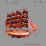 Mô hình thuyền buồm phong thủy Jyland 1