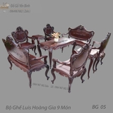 BỘ BÀN GHẾ LOIS PHÁP - BÀN GHẾ HOÀNG GIA SANG TRỌNG 1