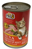 Pet8 - Pate Cho Mèo Vị Cá Ngừ & Gà 400gr