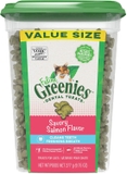 Greenies Feline Dental Care Cat Treats Salmon Flavor - Bánh Thưởng Sạch Răng Cho Mèo 277gr - USA
