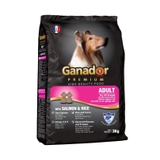 Ganador Premium Adult Salmon & Rice 3KG,  20kg (400g x 50túi)