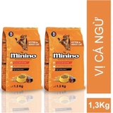 Minino Kitten & Adult 480g, 1.3KG, Bao 15.36kg (32 gói 480g) Vị Cá Ngừ