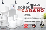 VÌ SAO BẠN CHỌN TOILET 1 KHỐI XẢ SIÊU MẠNH CARANO?