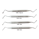 Cây nạo ổ lucas (nạo nang) 2mm, 3mm, 4mm, có răng cưa