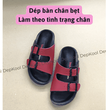 Dép 2 khóa - Bàn chân bẹt ( bé TRAI ) - Làm theo tình trạng chân