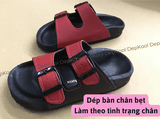 Dép 2 khóa - Bàn chân bẹt ( bé TRAI ) - Làm theo tình trạng chân