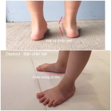 Giày 2 khóa ( BÉ GÁI ) - Bàn chân bẹt - Làm theo tình trạng chân