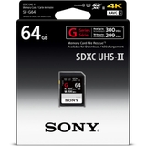 Thẻ nhớ Sony 64GB G Series UHS-II SDXC (Speed Class 10) 300/299 MB/s