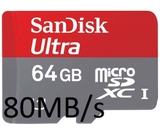 THẺ NHỚ SANDISK MICRO SDXC ULTRA III 64GB 80MB/S