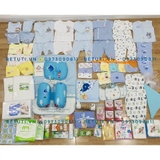 Ảnh toàn bộ sản phẩm trong combo đồ sơ sinh mùa thu 2150K