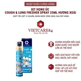 XỊT HỌNG ÚC COUGH & LUNG FRESHER SPRAY 25ML HƯƠNG XOÀI