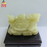 Long Quy Ngọc Onyx Xanh Nguyên Khối