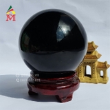 Quả Cầu Đá Obsidian Đen