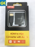 Cáp HDMI to VGA Unitek Y-6333 (Đen)