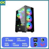 Cây Máy Tính Main H310, CPU Core i5-9400, Ram 8GB, Vỏ Gaming