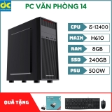 Case Máy Tính Văn Phòng 14(H610/i5-12400/Ram 8GB/SSD 240GB)