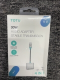 Cáp chuyển đổi TOTU USB type-C sang 3.5mm hỗ trợ cổng sạc USB-C AD-5