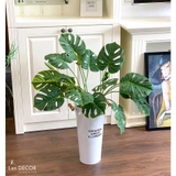 GIỎ CÂY MONSTERA TRANG TRÍ LAN DECOR (90cm) - CC489