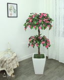 Cây hoa Đỗ Quyên trang trí không gian sang trọng Lan Decor(140cm) - LC2515