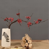 Cành hoa anh đào đỏ (92cm) - HC704