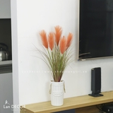 BÌNH LAU SẬY HỒNG CAM TRANG TRÍ PHÒNG KHÁCH ĐẸP LAN DECOR