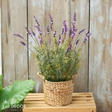 Giỏ hoa lavender phong cách vintage Lan Decor - CC540