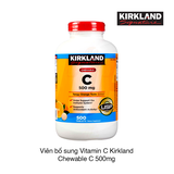 Viên uống bổ sung vitamin C 500mg Kirkland 500 viên