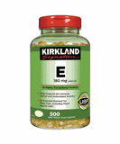 Thực phẩm bổ sung Vitamin E 400 I.U. Kirkland Signature (500 viên)