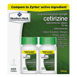 Thuốc dị ứng Member Mark Cetirizine 2 lọ 400 viên