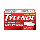 Thuốc giảm đau, hạ sốt Tylenol 500mg dạng viên nén mạnh 24 viên