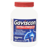 Viên uống giảm nhanh triệu chứng dạ dày Gaviscon extra strength original 100 viên