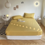 Drap giường cotton màu trơn 1m6 x 2m - HO2477
