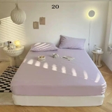 Drap giường cotton màu trơn 1m8 x 2m - HO2478