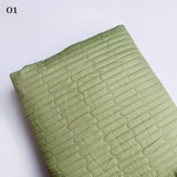 Drap giường cotton chần màu trơn 1m6x2m / 1m8x2m